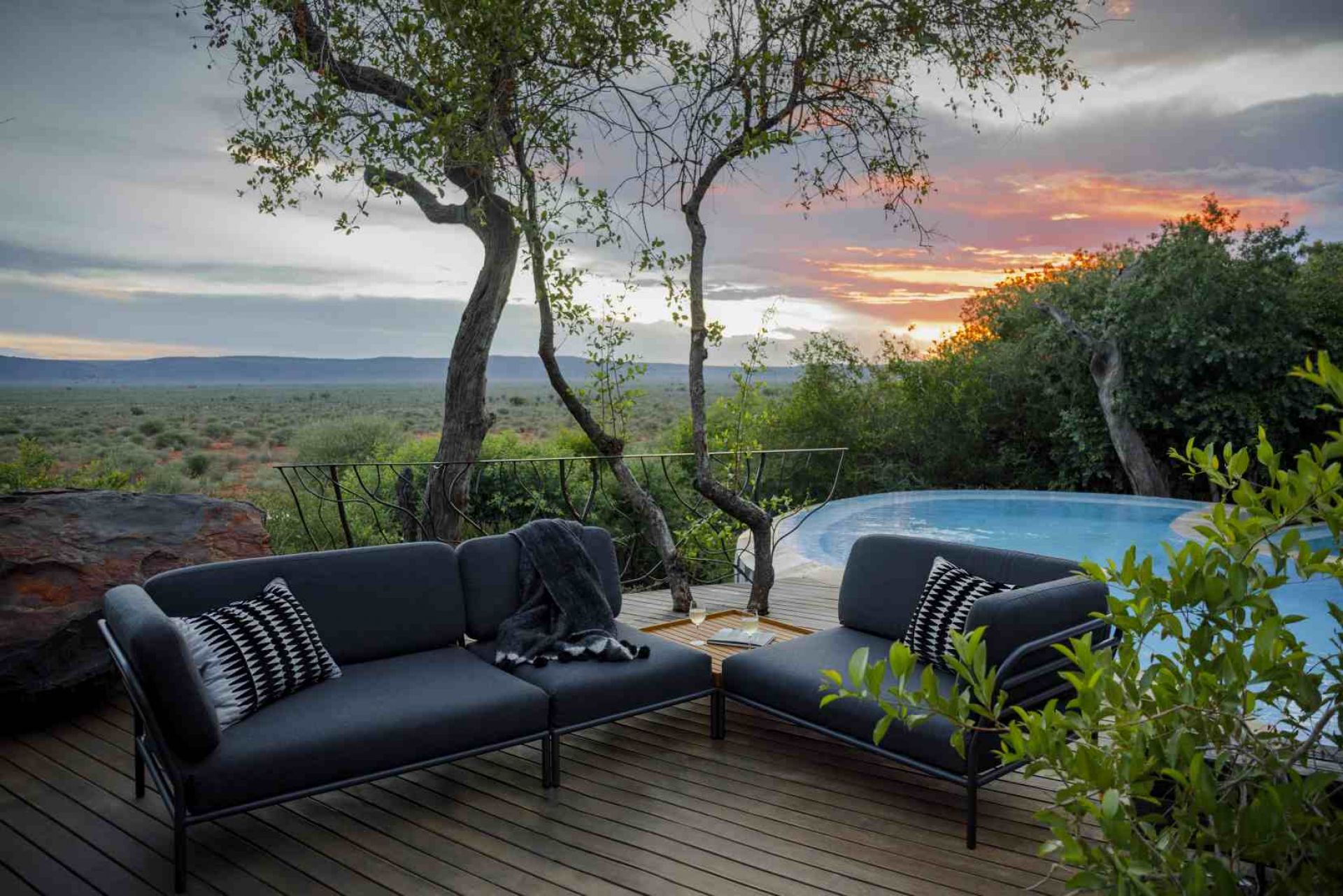 Sofa outside on sale